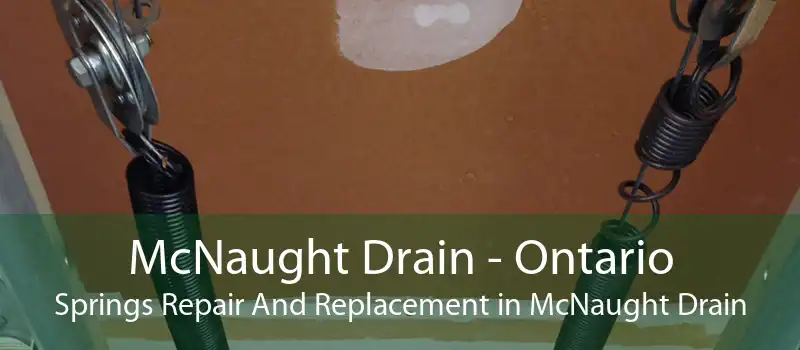 McNaught Drain - Ontario Springs Repair And Replacement in McNaught Drain