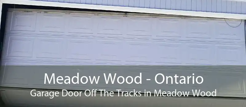 Meadow Wood - Ontario Garage Door Off The Tracks in Meadow Wood
