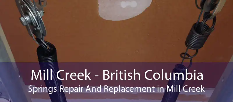 Mill Creek - British Columbia Springs Repair And Replacement in Mill Creek