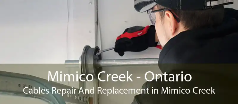 Mimico Creek - Ontario Cables Repair And Replacement in Mimico Creek