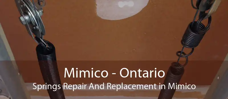 Mimico - Ontario Springs Repair And Replacement in Mimico