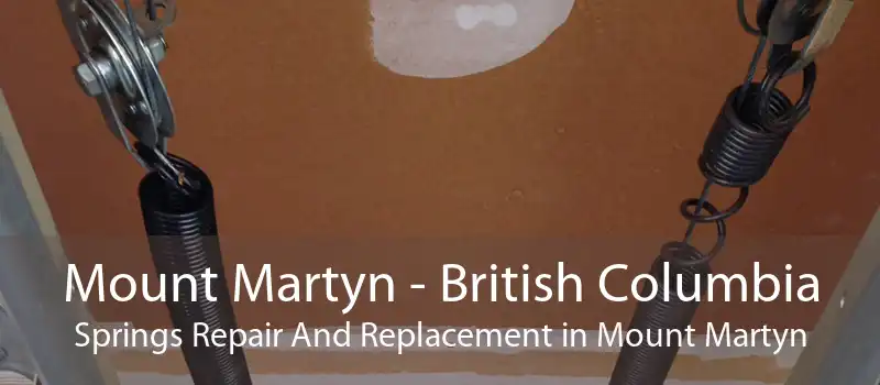 Mount Martyn - British Columbia Springs Repair And Replacement in Mount Martyn
