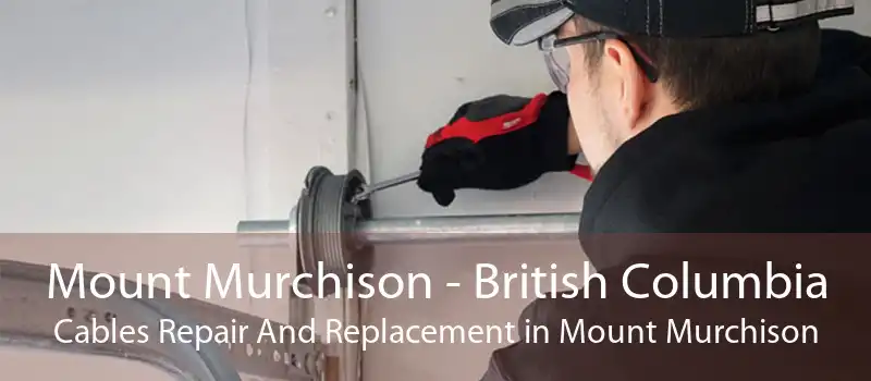 Mount Murchison - British Columbia Cables Repair And Replacement in Mount Murchison