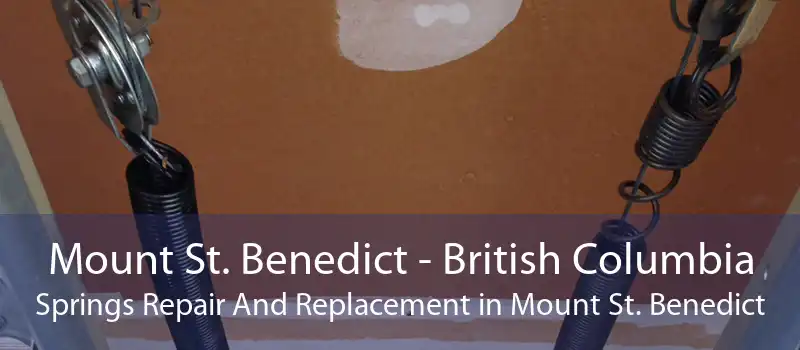 Mount St. Benedict - British Columbia Springs Repair And Replacement in Mount St. Benedict
