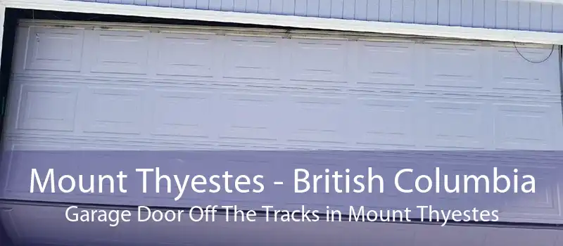 Mount Thyestes - British Columbia Garage Door Off The Tracks in Mount Thyestes