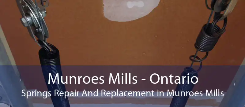 Munroes Mills - Ontario Springs Repair And Replacement in Munroes Mills