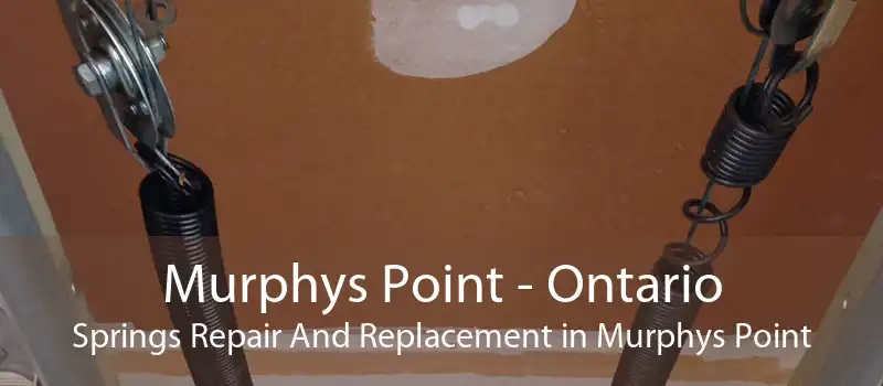 Murphys Point - Ontario Springs Repair And Replacement in Murphys Point
