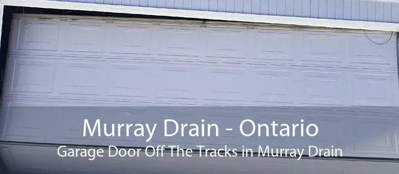 Murray Drain - Ontario Garage Door Off The Tracks in Murray Drain