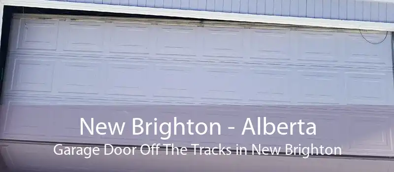 New Brighton - Alberta Garage Door Off The Tracks in New Brighton