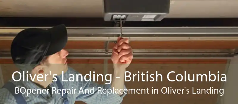 Oliver's Landing - British Columbia BOpener Repair And Replacement in Oliver's Landing