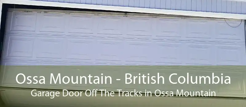 Ossa Mountain - British Columbia Garage Door Off The Tracks in Ossa Mountain