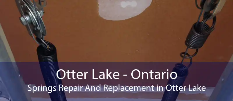 Otter Lake - Ontario Springs Repair And Replacement in Otter Lake