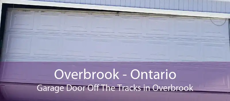 Overbrook - Ontario Garage Door Off The Tracks in Overbrook