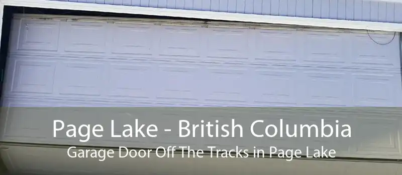 Page Lake - British Columbia Garage Door Off The Tracks in Page Lake