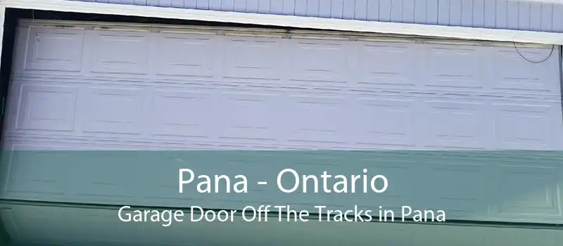 Pana - Ontario Garage Door Off The Tracks in Pana