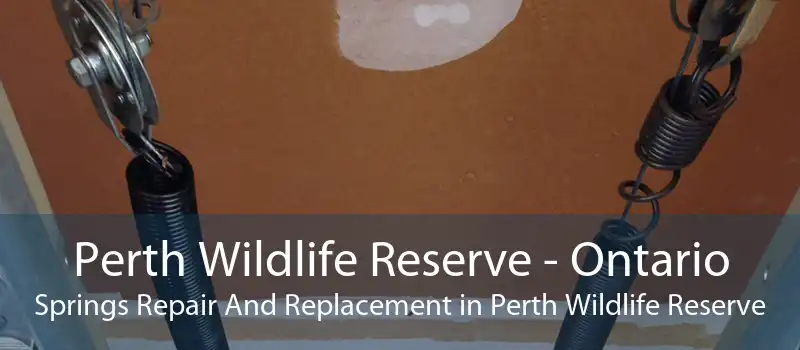 Perth Wildlife Reserve - Ontario Springs Repair And Replacement in Perth Wildlife Reserve