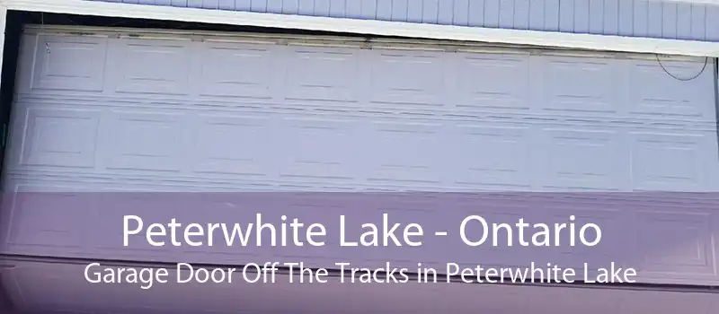 Peterwhite Lake - Ontario Garage Door Off The Tracks in Peterwhite Lake