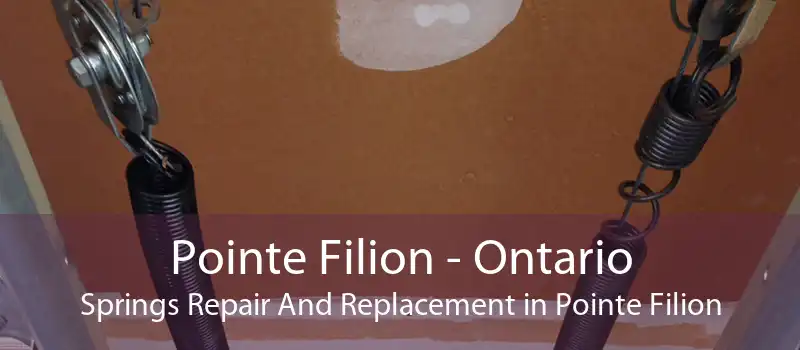 Pointe Filion - Ontario Springs Repair And Replacement in Pointe Filion