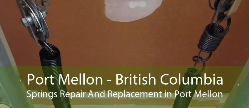 Port Mellon - British Columbia Springs Repair And Replacement in Port Mellon