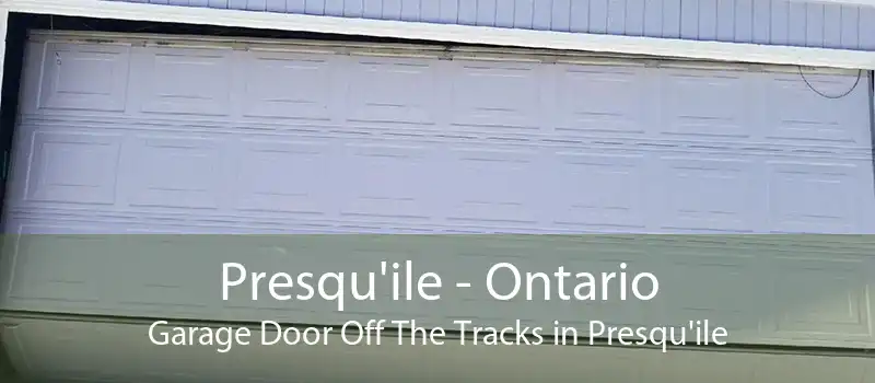Presqu'ile - Ontario Garage Door Off The Tracks in Presqu'ile