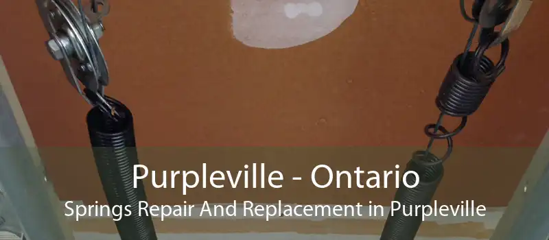 Purpleville - Ontario Springs Repair And Replacement in Purpleville