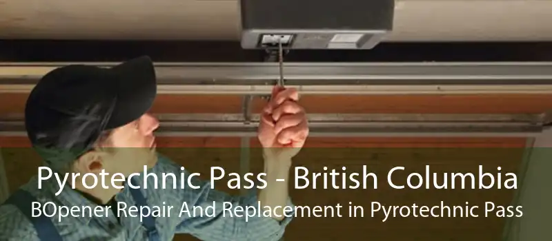 Pyrotechnic Pass - British Columbia BOpener Repair And Replacement in Pyrotechnic Pass