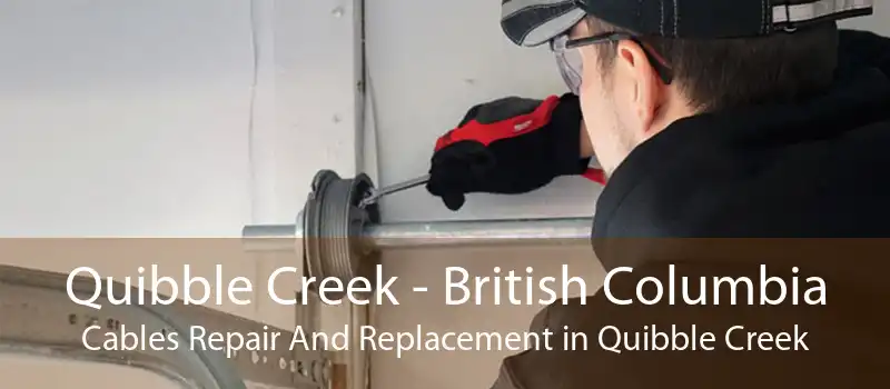 Quibble Creek - British Columbia Cables Repair And Replacement in Quibble Creek