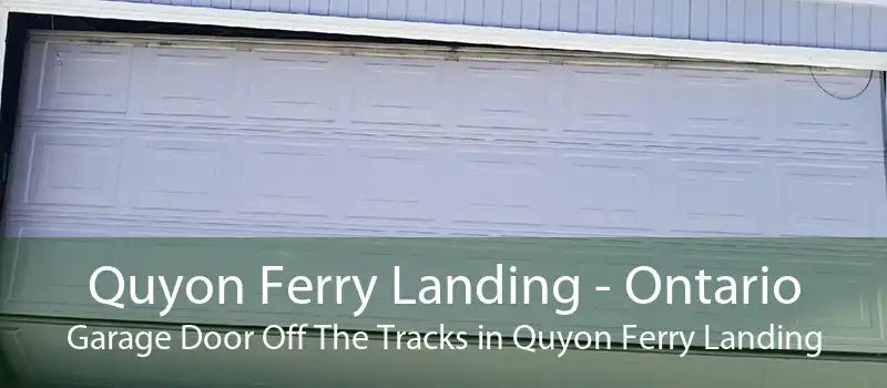 Quyon Ferry Landing - Ontario Garage Door Off The Tracks in Quyon Ferry Landing