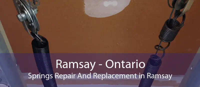 Ramsay - Ontario Springs Repair And Replacement in Ramsay
