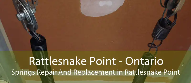 Rattlesnake Point - Ontario Springs Repair And Replacement in Rattlesnake Point