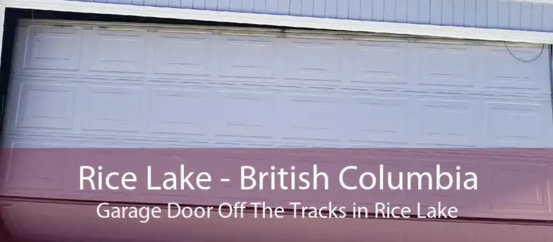 Rice Lake - British Columbia Garage Door Off The Tracks in Rice Lake