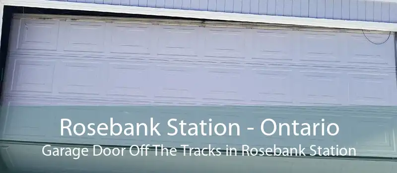 Rosebank Station - Ontario Garage Door Off The Tracks in Rosebank Station
