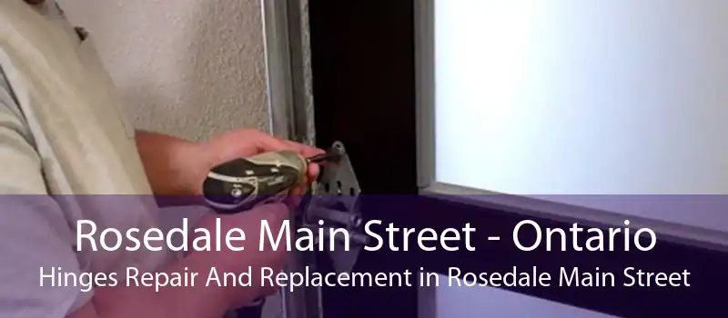 Rosedale Main Street - Ontario Hinges Repair And Replacement in Rosedale Main Street