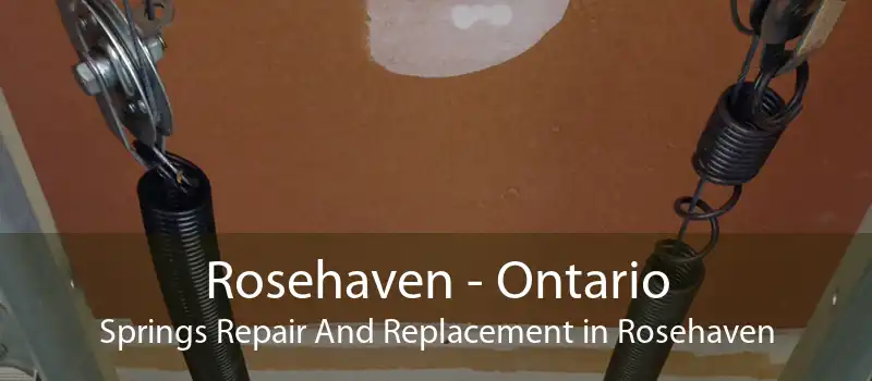 Rosehaven - Ontario Springs Repair And Replacement in Rosehaven