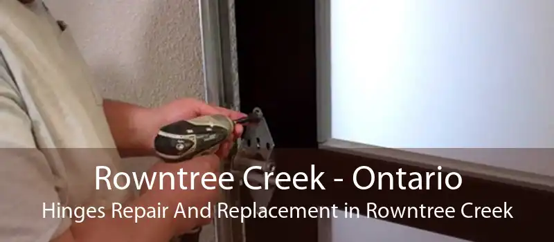 Rowntree Creek - Ontario Hinges Repair And Replacement in Rowntree Creek