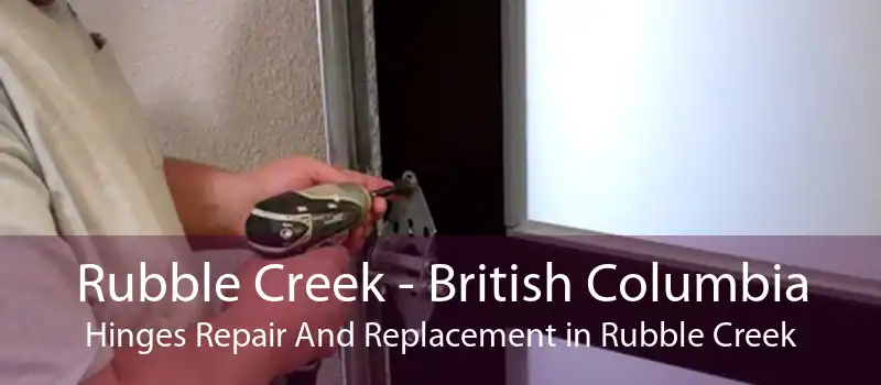 Rubble Creek - British Columbia Hinges Repair And Replacement in Rubble Creek