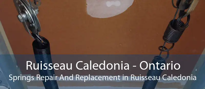 Ruisseau Caledonia - Ontario Springs Repair And Replacement in Ruisseau Caledonia