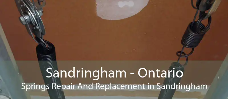 Sandringham - Ontario Springs Repair And Replacement in Sandringham