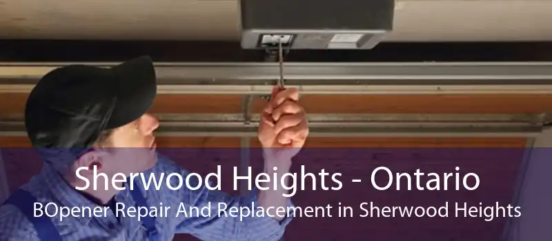 Sherwood Heights - Ontario BOpener Repair And Replacement in Sherwood Heights