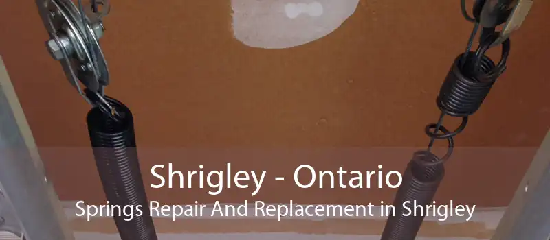 Shrigley - Ontario Springs Repair And Replacement in Shrigley
