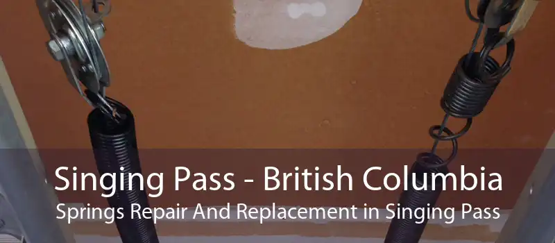 Singing Pass - British Columbia Springs Repair And Replacement in Singing Pass
