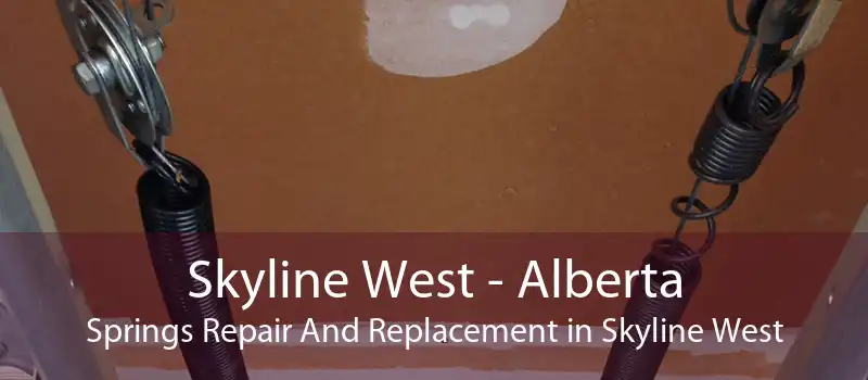 Skyline West - Alberta Springs Repair And Replacement in Skyline West