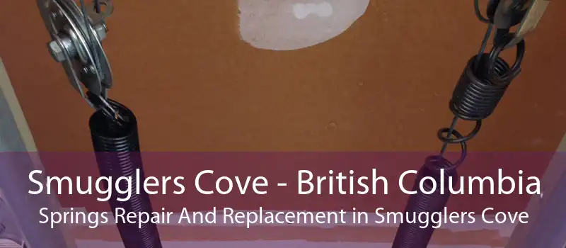 Smugglers Cove - British Columbia Springs Repair And Replacement in Smugglers Cove