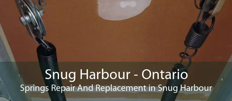 Snug Harbour - Ontario Springs Repair And Replacement in Snug Harbour