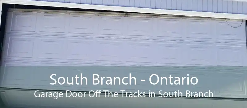 South Branch - Ontario Garage Door Off The Tracks in South Branch