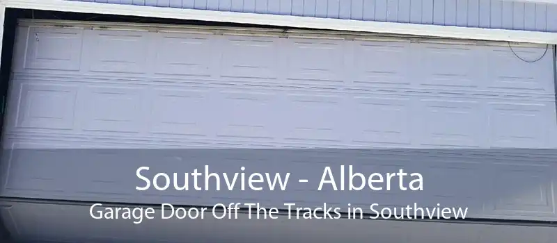 Southview - Alberta Garage Door Off The Tracks in Southview