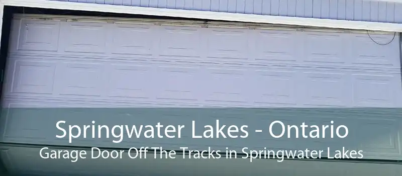 Springwater Lakes - Ontario Garage Door Off The Tracks in Springwater Lakes