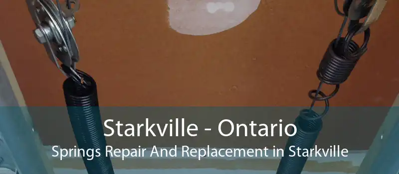 Starkville - Ontario Springs Repair And Replacement in Starkville