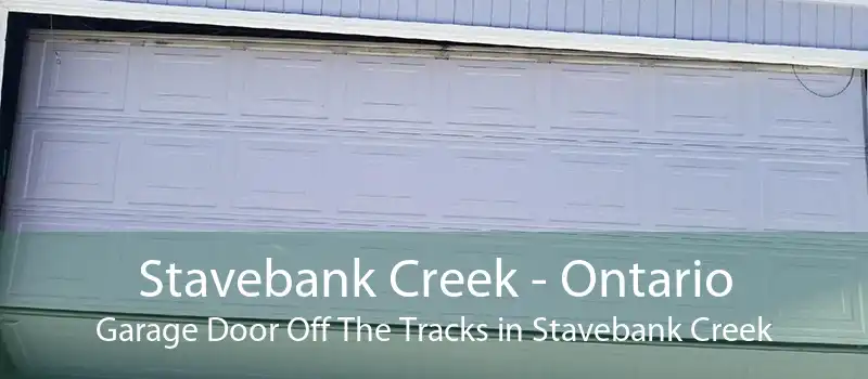 Stavebank Creek - Ontario Garage Door Off The Tracks in Stavebank Creek