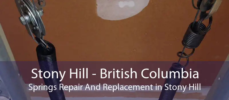 Stony Hill - British Columbia Springs Repair And Replacement in Stony Hill